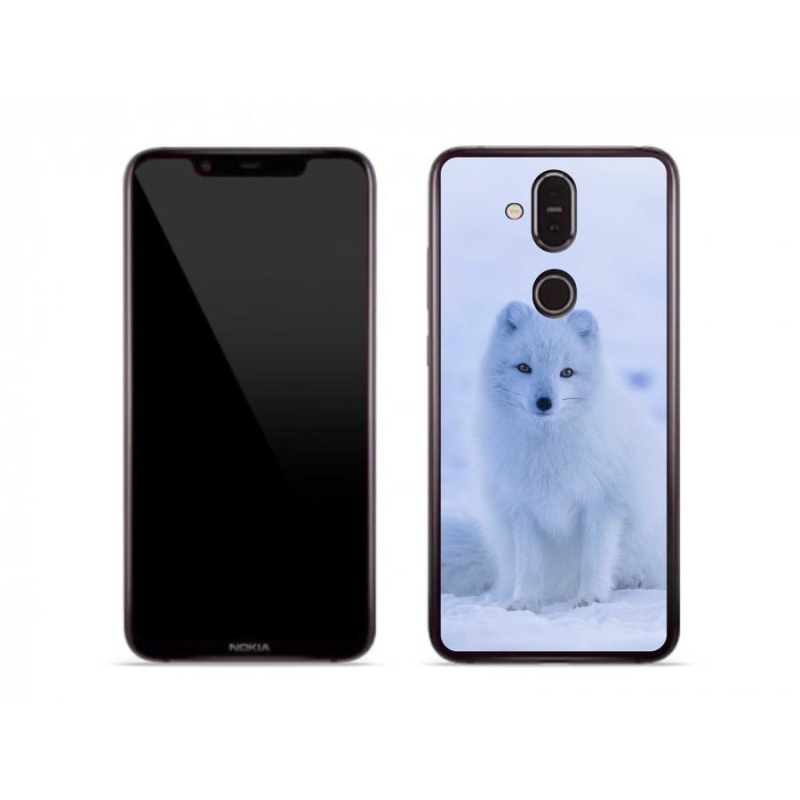 Zselés borítás mmCase a Nokia 8.1 készülékhez - polár róka