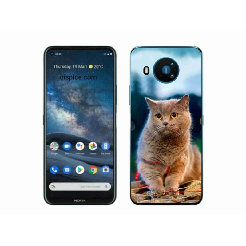 Zselés borítás mmCase a Nokia 8.3 5G készülékhez - Brit kék 2