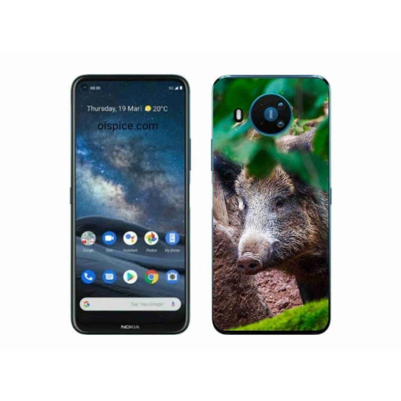Zselés borítás mmCase a Nokia 8.3 5G készülékhez - vaddisznó