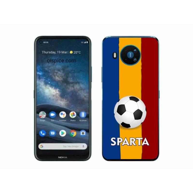 Zselés borítás mmCase a Nokia 8.3 5G készülékhez - futball 1