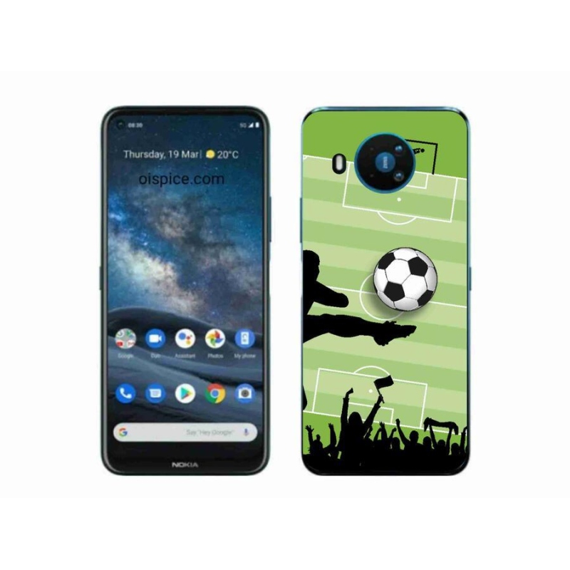 Zselés borítás mmCase a Nokia 8.3 5G készülékhez - futball 3