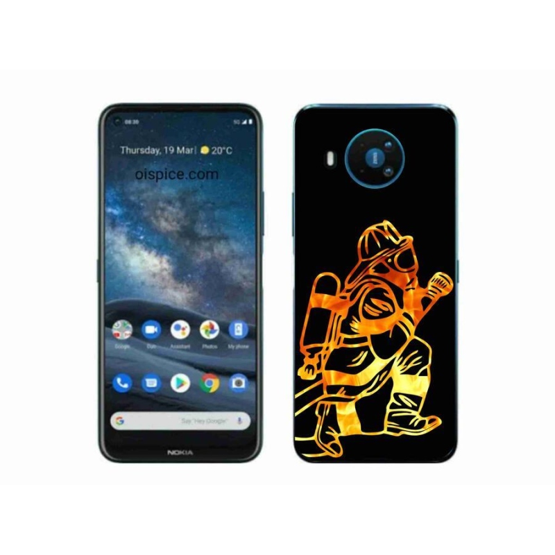 Zselés borítás mmCase a Nokia 8.3 5G készülékhez - tűzoltó 1