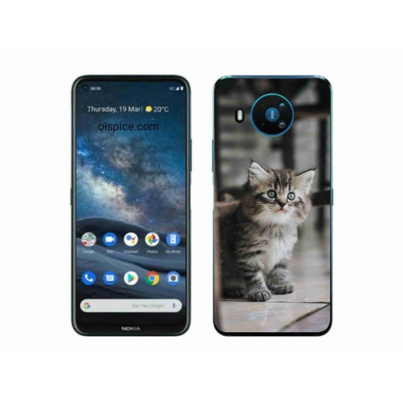 Zselés borítás mmCase a Nokia 8.3 5G készülékhez - cica
