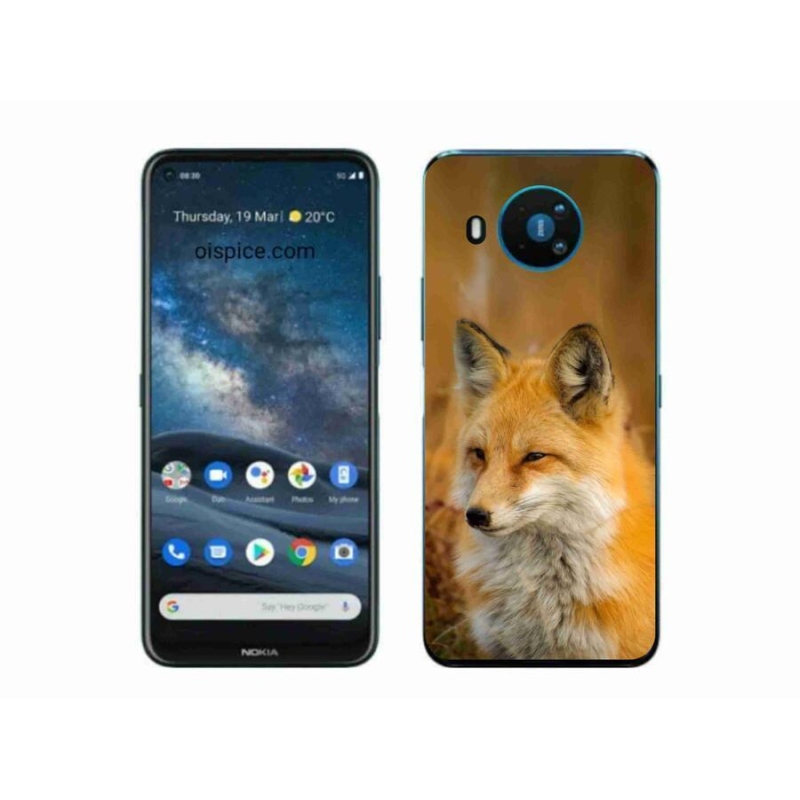 Zselés borítás mmCase a Nokia 8.3 5G készülékhez - róka