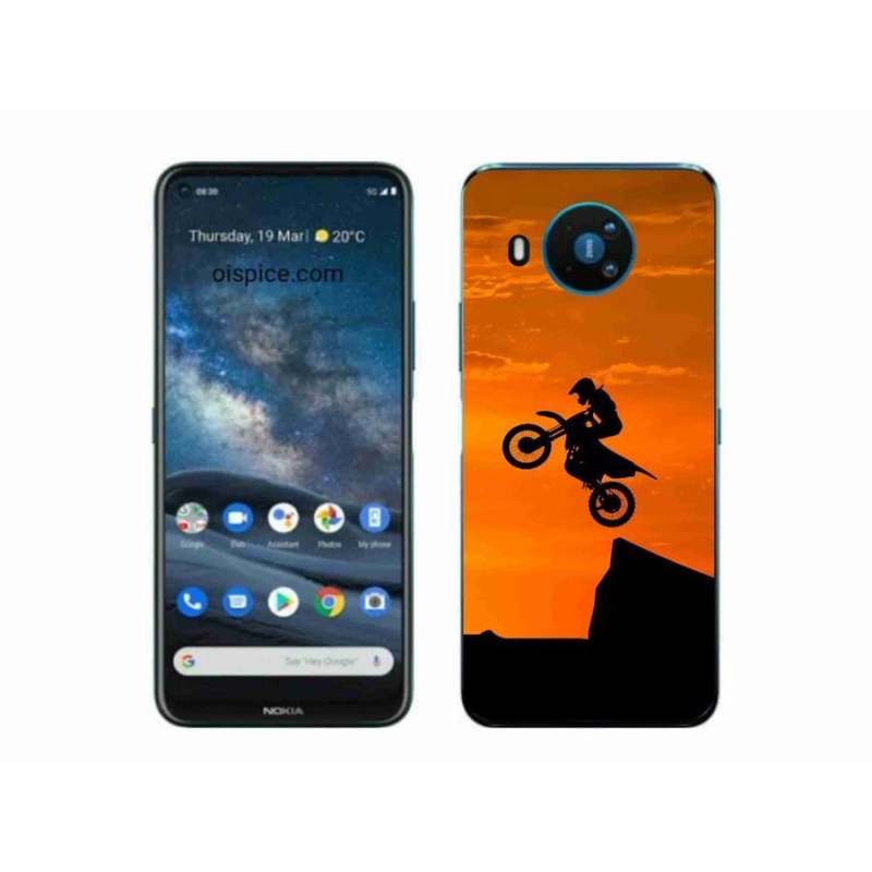 Zselés borítás mmCase a Nokia 8.3 5G készülékhez - motocross