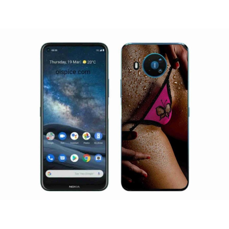 Zselés borítás mmCase a Nokia 8.3 5G készülékhez - szexi nő
