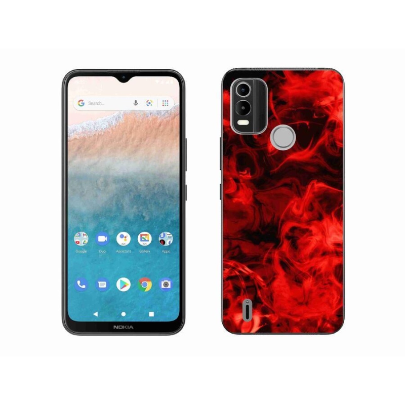 Zselés borítás mmCase mobiltelefonhoz Nokia C21 Plus - absztrakt minta 11