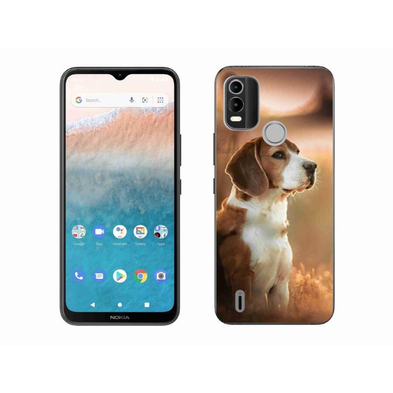 Zselés tok mmCase a Nokia C21 Plus készülékhez - bézs színű