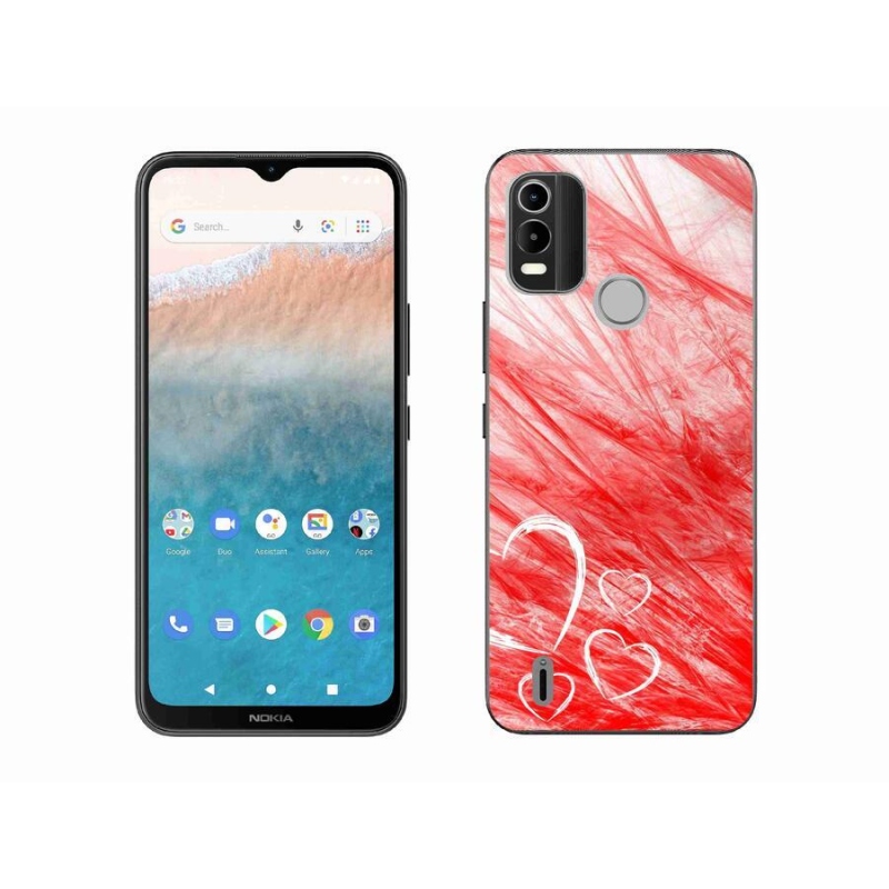 Zselés borítás mmCase a Nokia C21 Plus készülékhez - szív