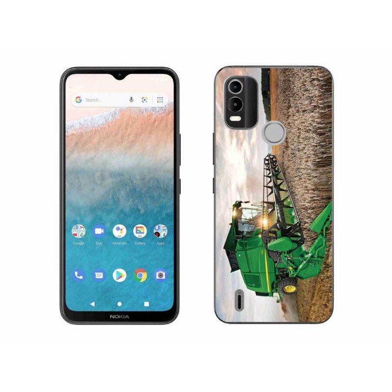 Zselés borítás mmCase mobiltelefonhoz Nokia C21 Plus - kombinált