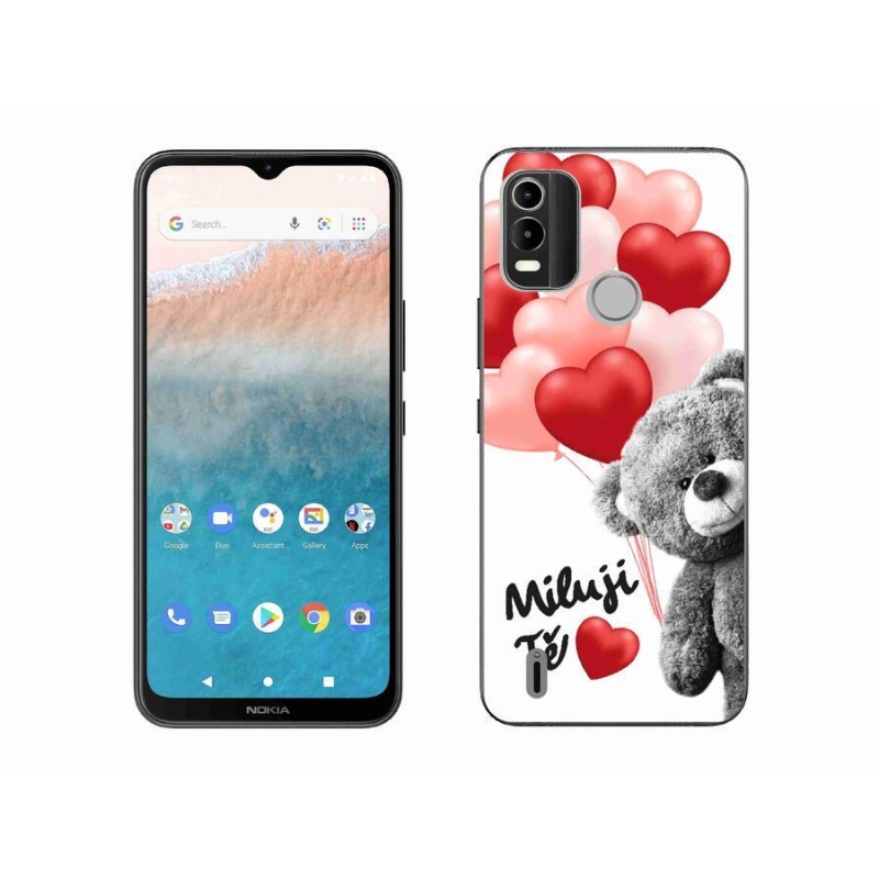 Zselés borítás mmCase a Nokia C21 Plus készülékhez - I love you