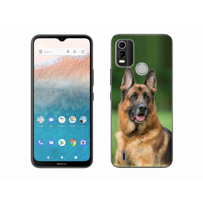Zselés borítás mmCase a Nokia C21 Plus készülékhez - Német juhászkutya