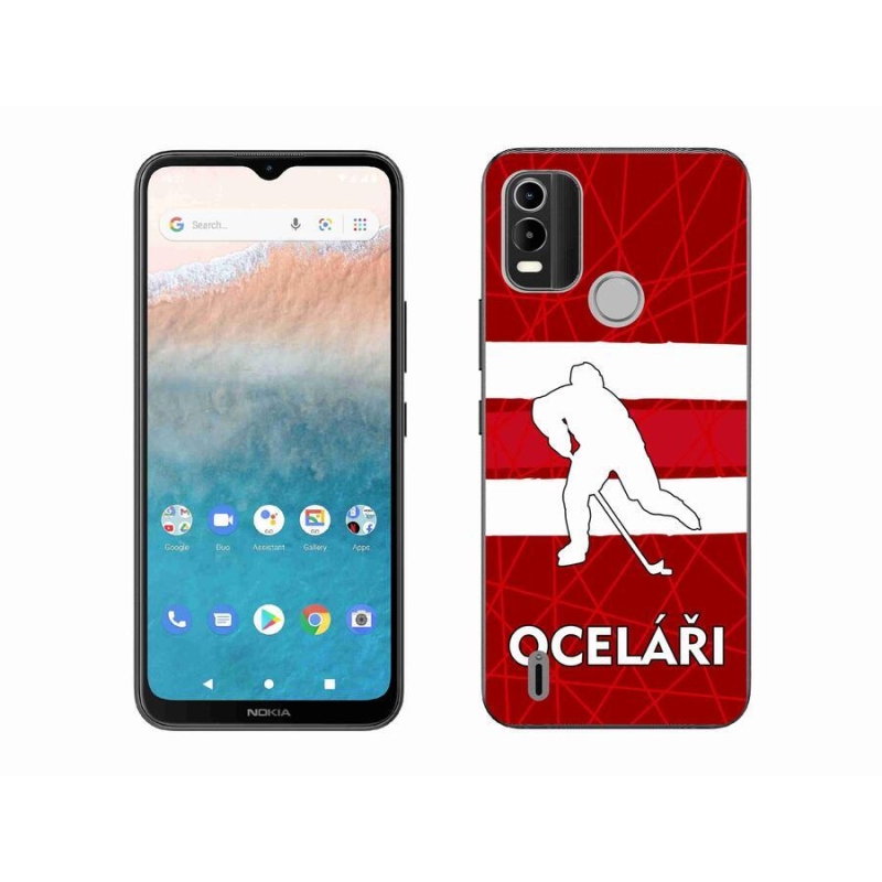 Zselés borítás mmCase a Nokia C21 Plus készülékhez - Acélszínűek