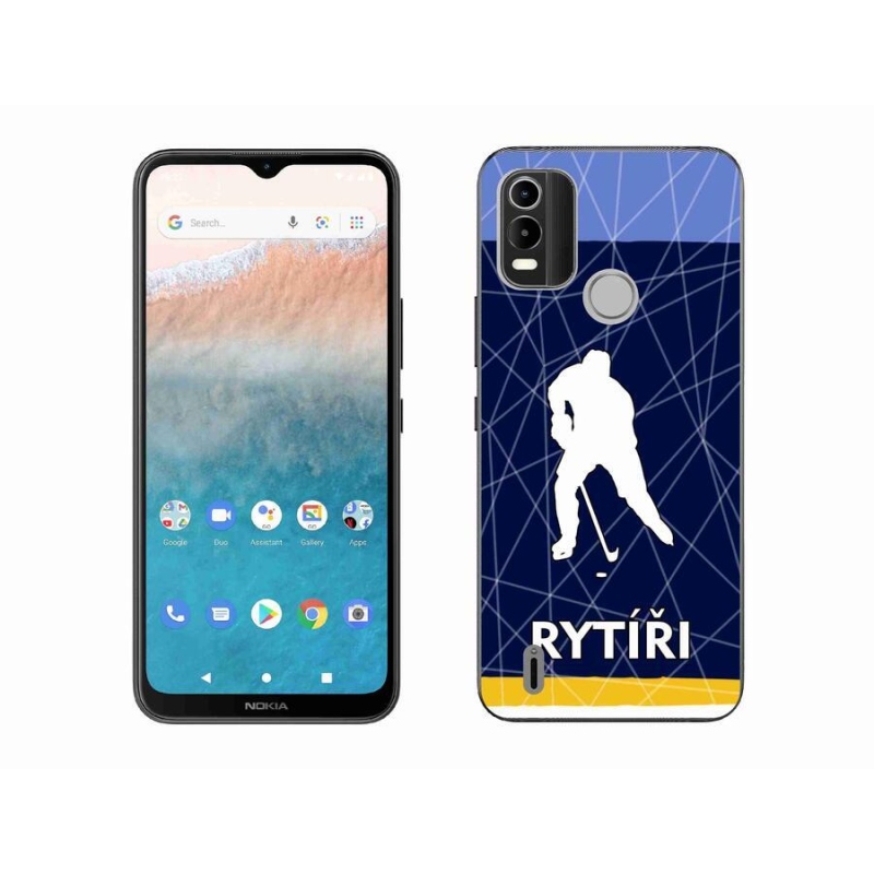 Zselés borítás mmCase mobiltelefonhoz Nokia C21 Plus - Lovagok