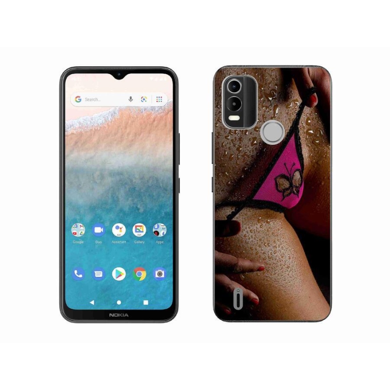 Gél borító mmCase mobiltelefonhoz Nokia C21 Plus - szexi nő