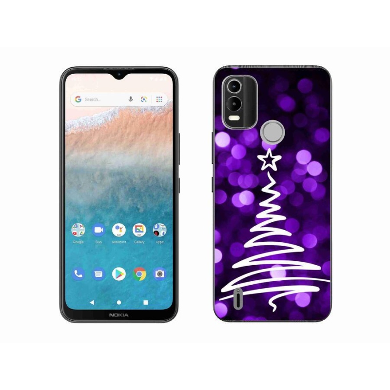 Zselés borítás mmCase a Nokia C21 Plus készülékhez - fa