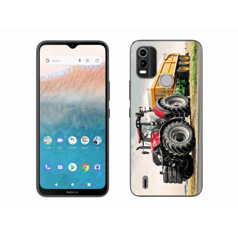 Zselés borítás mmCase mobiltelefonhoz Nokia C21 Plus - traktor 3