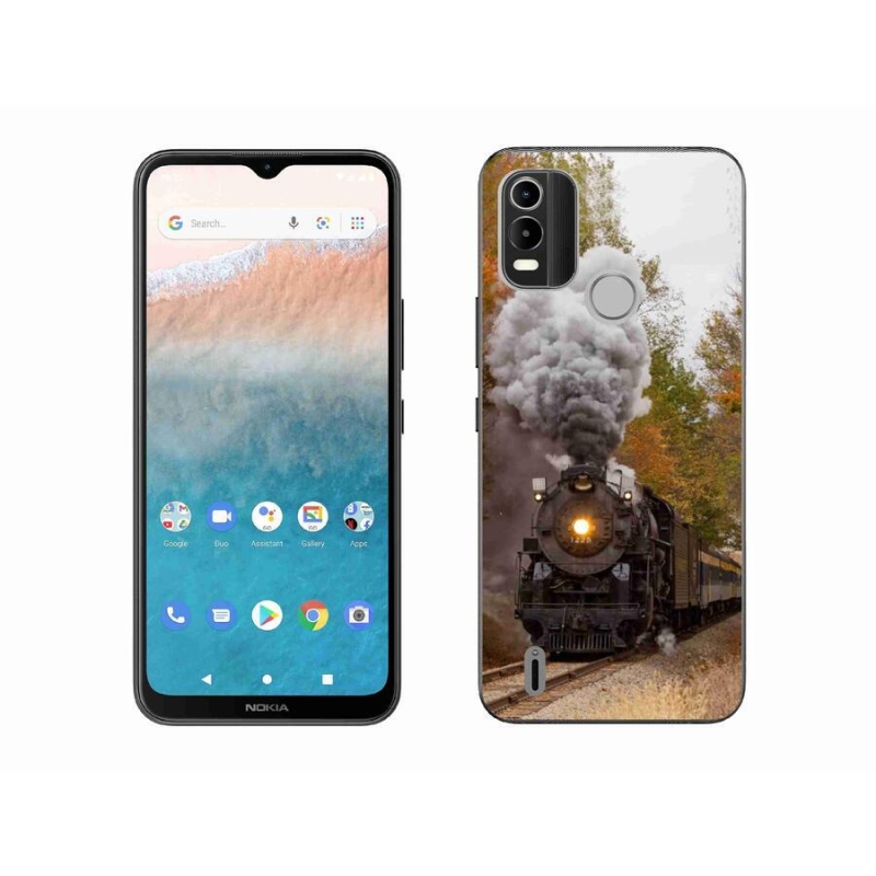 Zselés borítás mmCase a Nokia C21 Plus készülékhez - Train 1