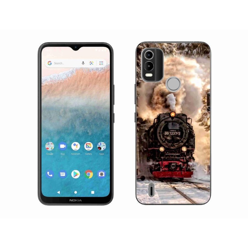 Zselés borítás mmCase mobiltelefonhoz Nokia C21 Plus - vonat