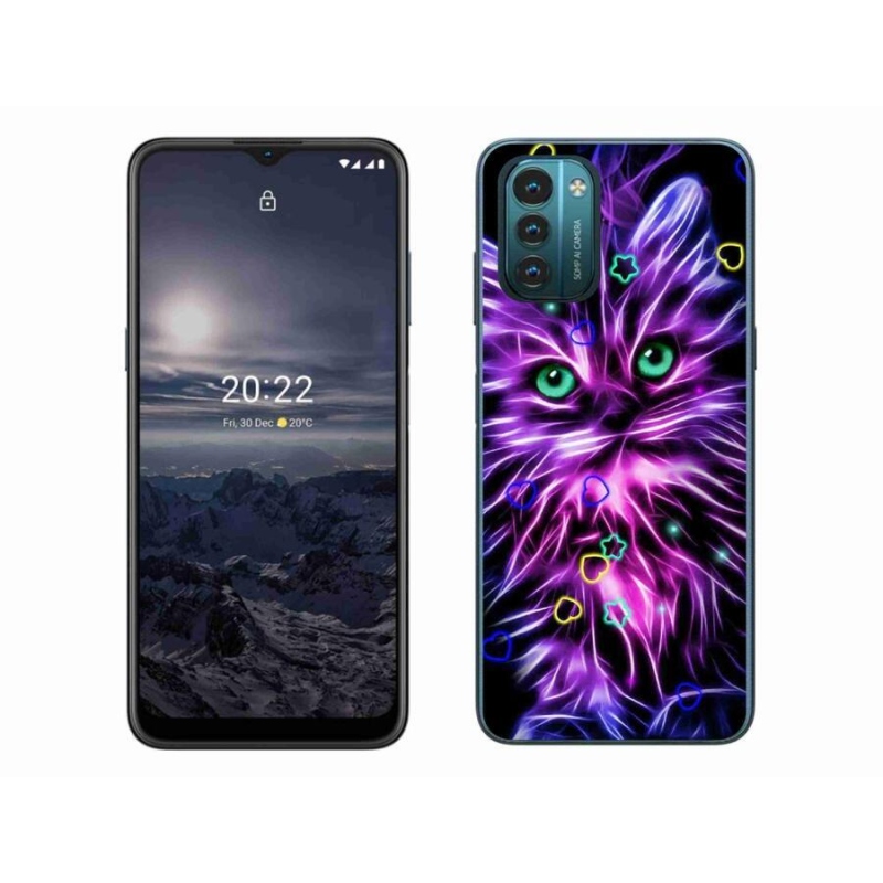 Zselés borítás mmCase a Nokia G11/G21 készülékhez - absztrakt macska