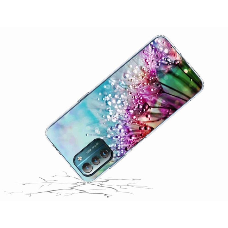 Zselés borítás mmCase mobiltelefonhoz Nokia G11/G21 - színes virágok