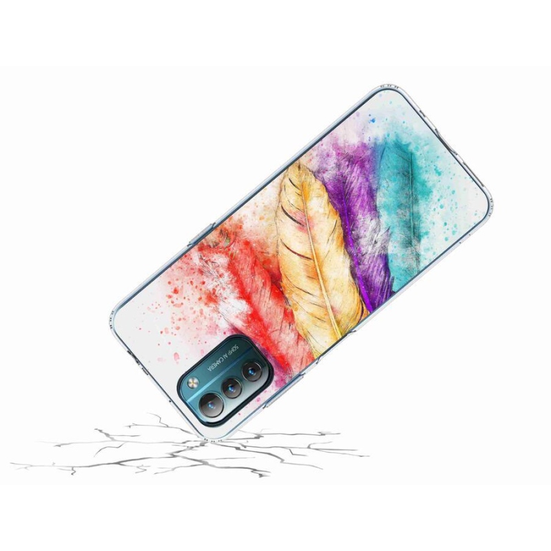 Zselés borítás mmCase mobiltelefonhoz Nokia G11/G21 - színes toll