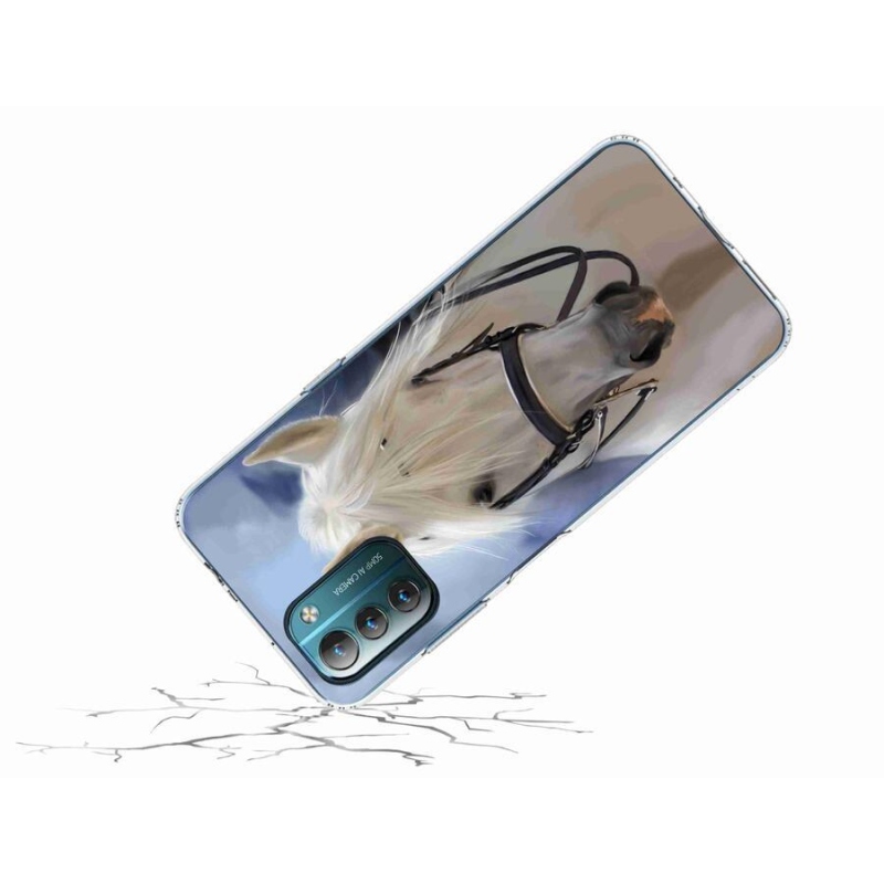 Zselés tok mmCase a Nokia G11/G21 készülékhez - fehér ló