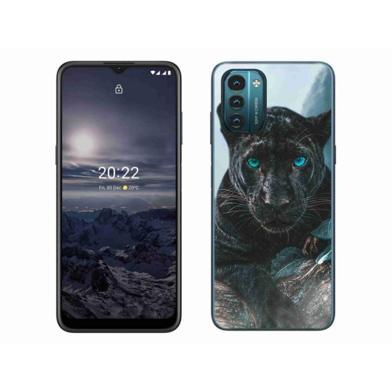 Zselés borítás mmCase a Nokia G11/G21 készülékhez - fekete párduc