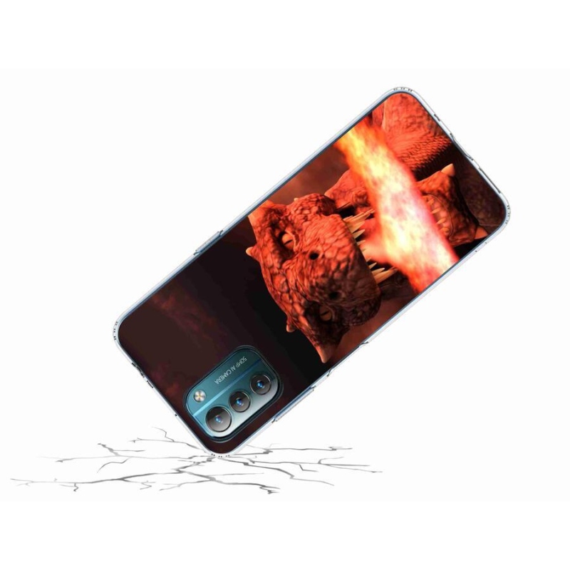 Zselés borítás mmCase a Nokia G11/G21 készülékhez - sárkány színű