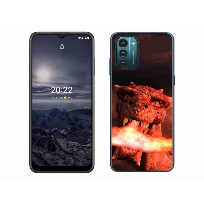 Zselés borítás mmCase a Nokia G11/G21 készülékhez - sárkány színű