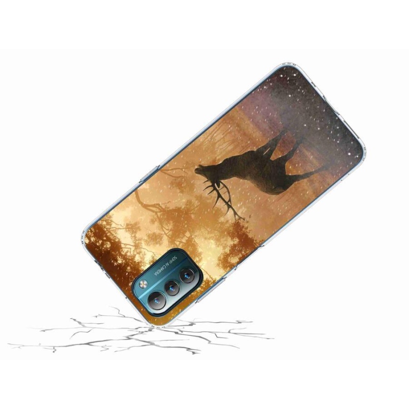 Zselés borítás mmCase a Nokia G11/G21 készülékhez - szarvas a vadászaton