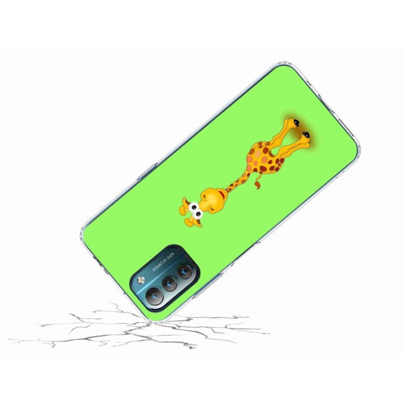 Zselés borító mmCase mobiltelefonhoz Nokia G11/G21 - rajzfilm zsiráf