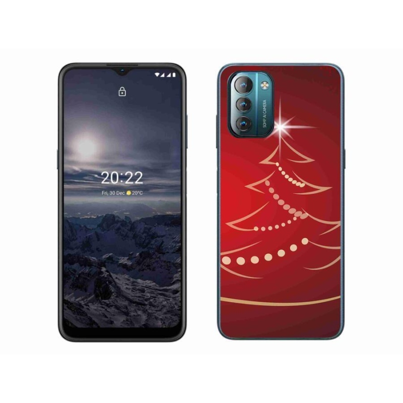 Zselés borítás mmCase a Nokia G11/G21 készülékhez - karácsonyfa karikatúrával