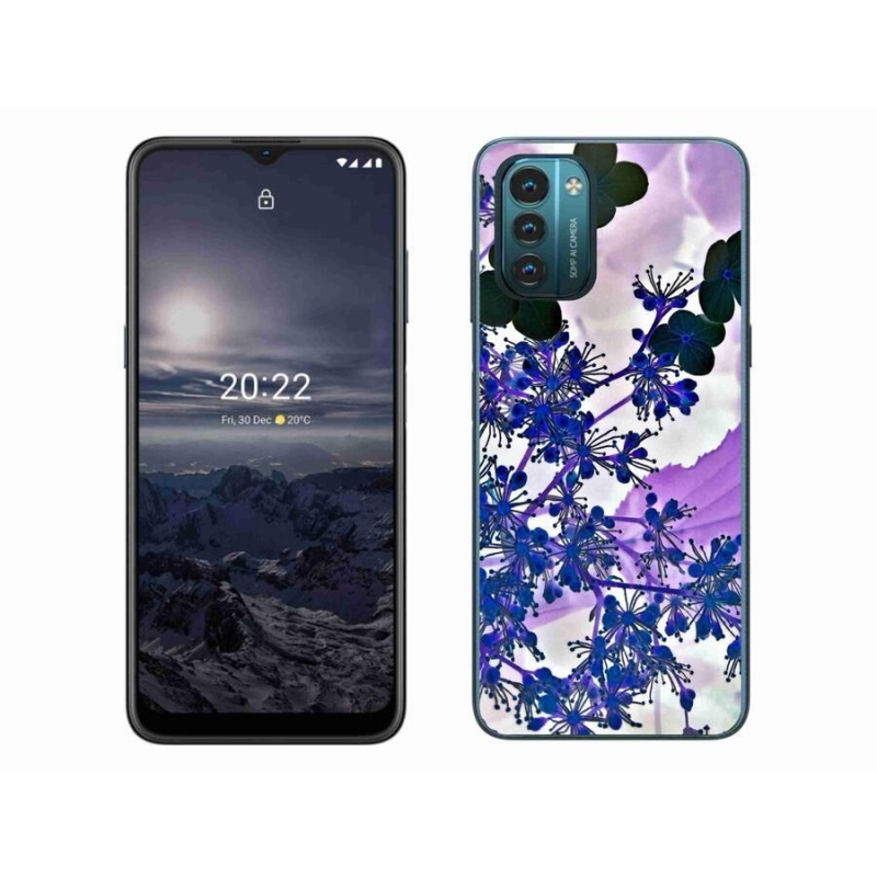 Zselés borítás mmCase mobiltelefonhoz Nokia G11/G21 - hortenzia virág