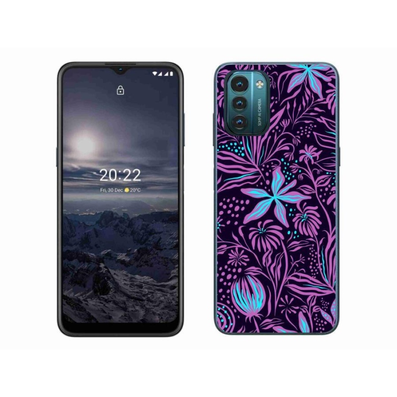 Zselés borítás mmCase mobiltelefonhoz Nokia G11/G21 - virágok 2