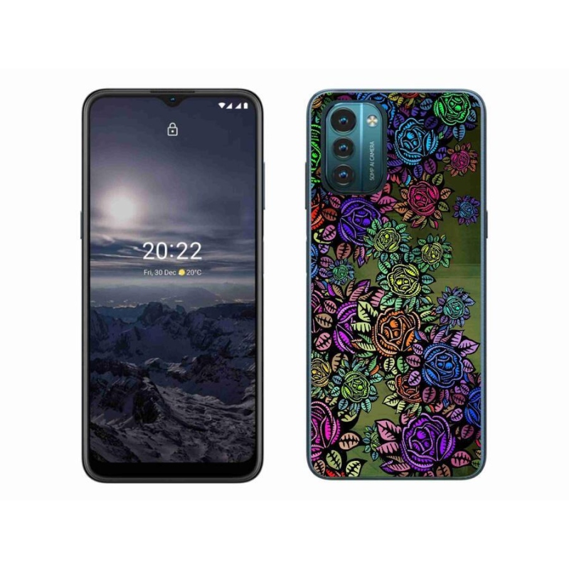 Zselés borítás mmCase mobiltelefonhoz Nokia G11/G21 - virágok 6