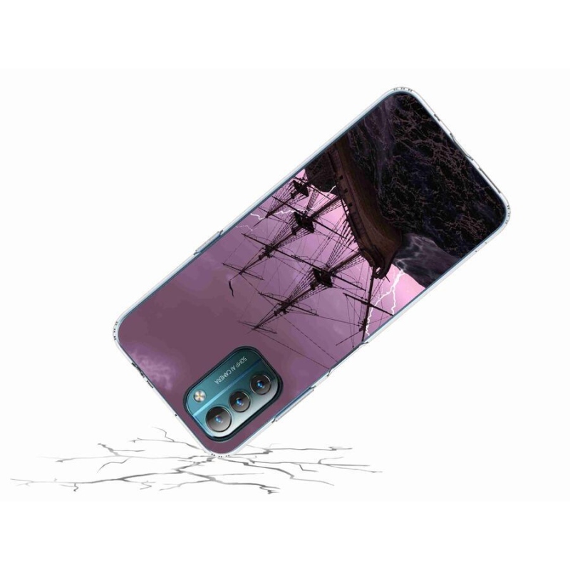 Zselés borítás mmCase a Nokia G11/G21 készülékhez - hajó a viharban