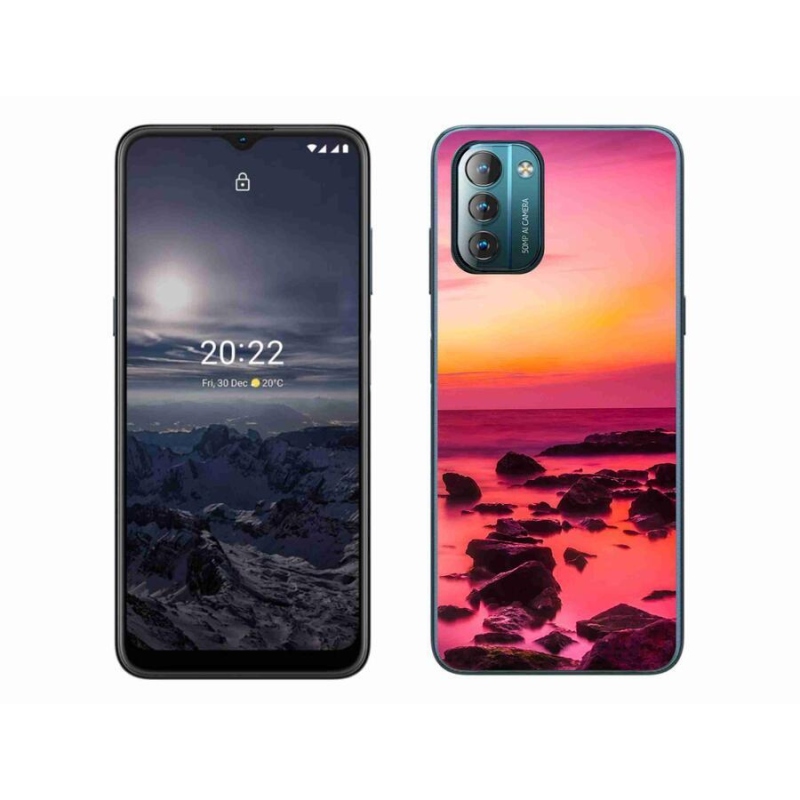 Zselés borítás mmCase a Nokia G11/G21 készülékhez - tenger és világítás