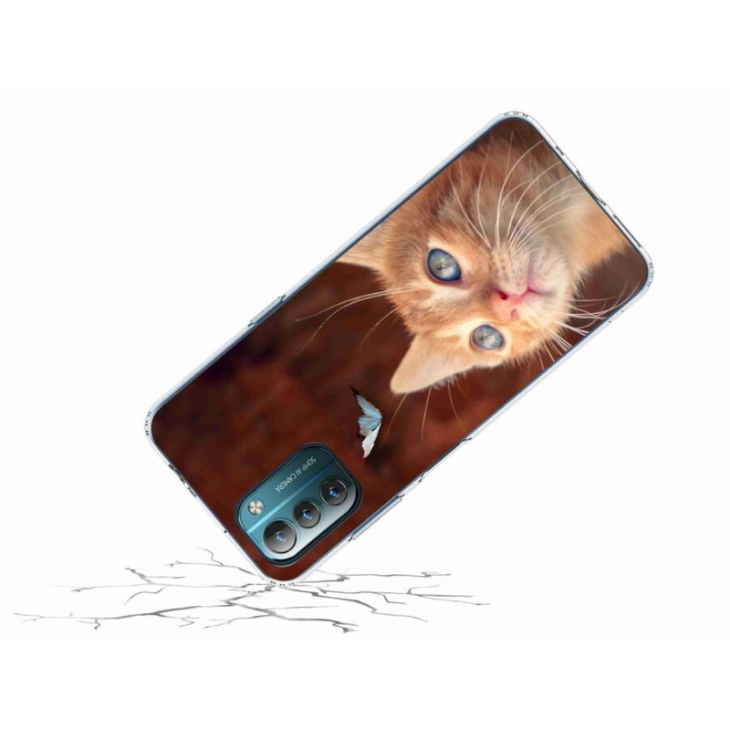 Zselés borítás mmCase a Nokia G11/G21 készülékhez - pillangó és cica