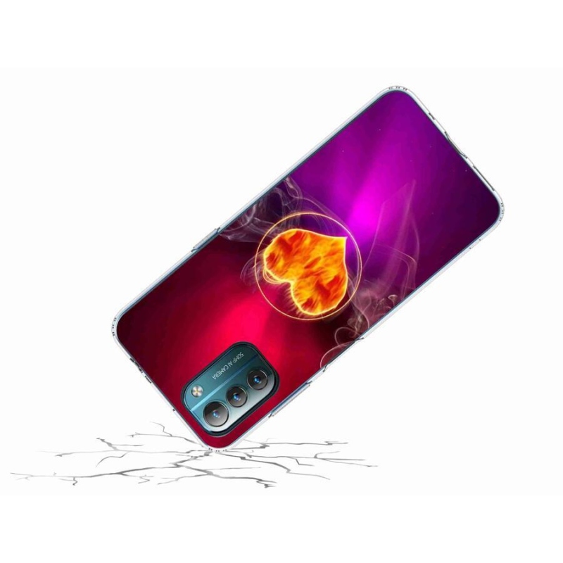 Zselés borítás mmCase a Nokia G11/G21 készülékhez - tüzes szív