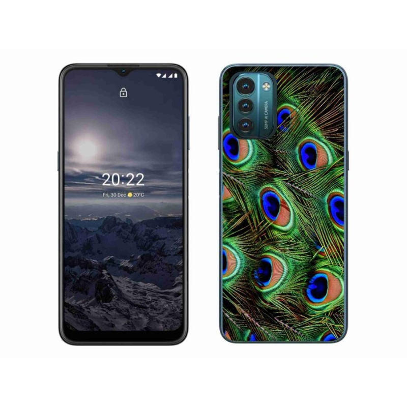 Zselés borítás mmCase a Nokia G11/G21 készülékhez - pávatoll