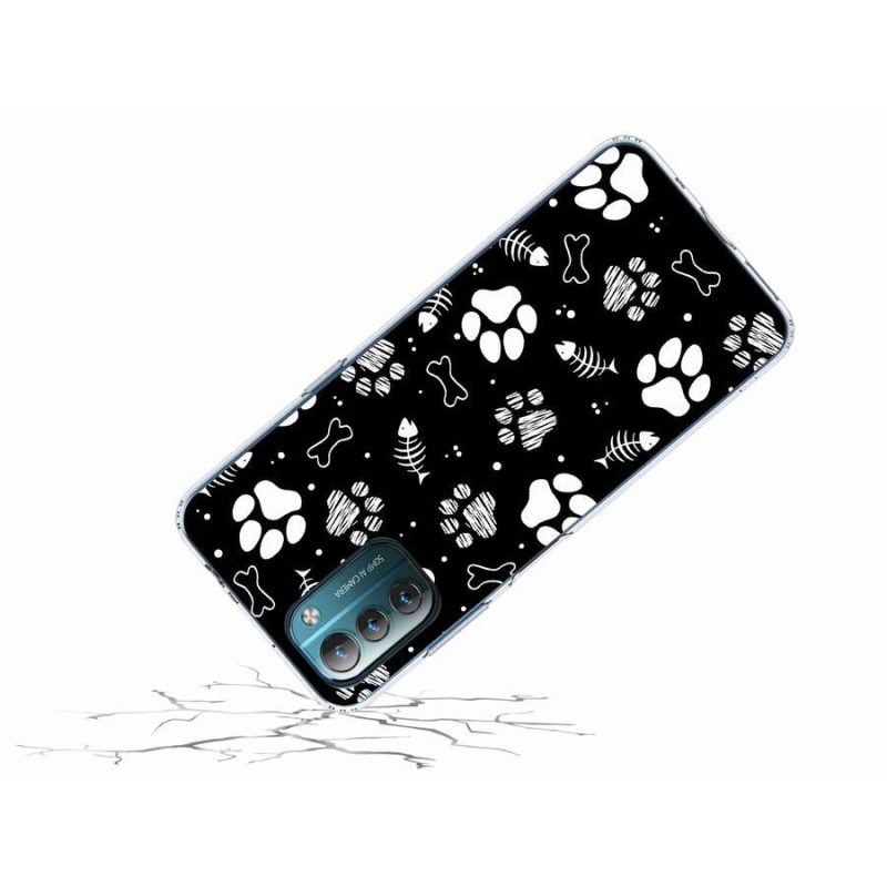 Zselés borítás mmCase a Nokia G11/G21 készülékhez - kutyamancsok