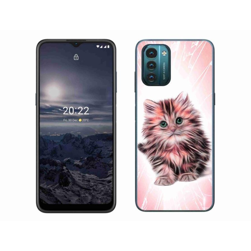 Zselés borítás mmCase a Nokia G11/G21 készülékhez - aranyos cica