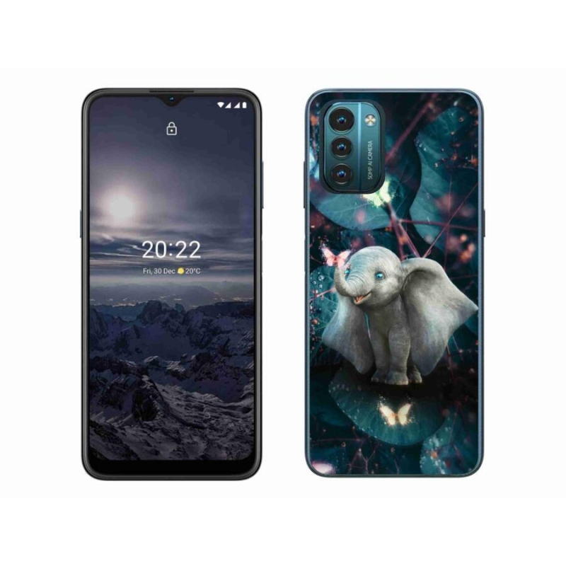 Zselés borítás mmCase a Nokia G11/G21 készülékhez - aranyos elefánt