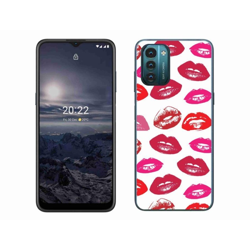 Zselés borítás mmCase a Nokia G11/G21 készülékhez - ajkak