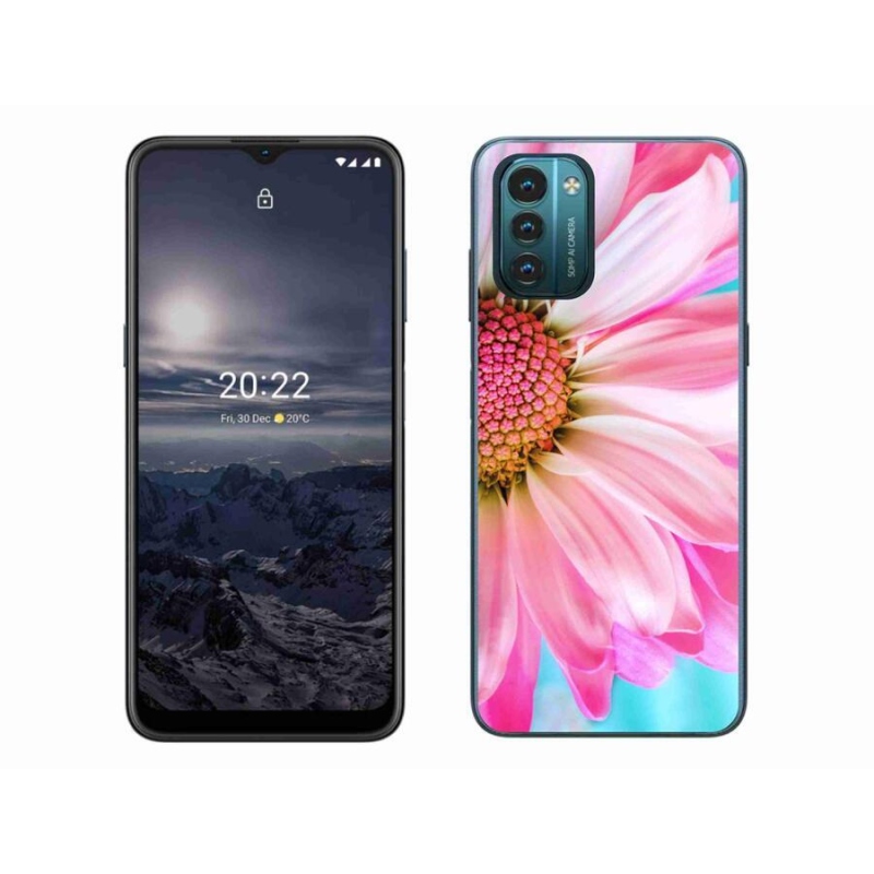 Zselés tok mmCase Nokia G11/G21 készülékhez - rózsaszín virág