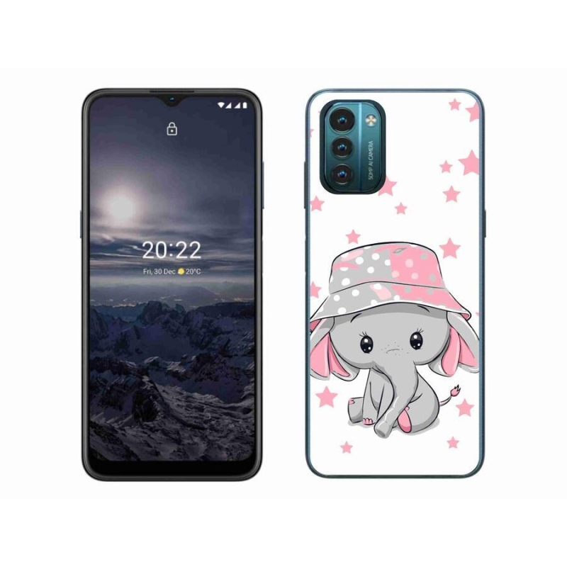 Zselés borítás mmCase a Nokia G11/G21 készülékhez - rózsaszín elefánt