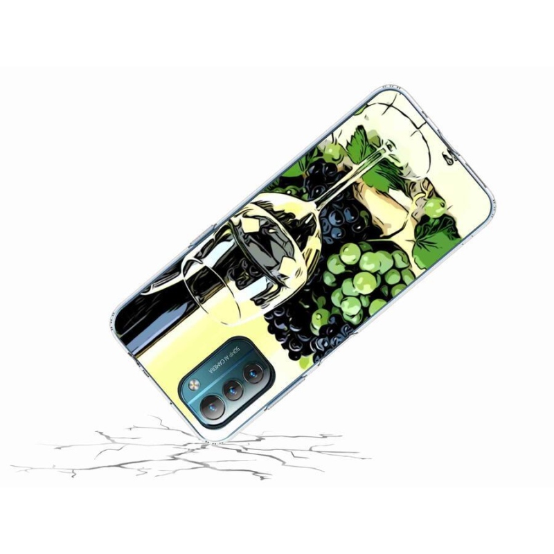 Zselés borító mmCase mobiltelefonhoz Nokia G11/G21 - pohár bor