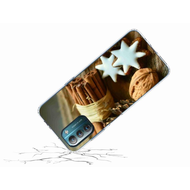 Zselés borítás mmCase a Nokia G11/G21 készülékhez - fahéj és mézeskalács