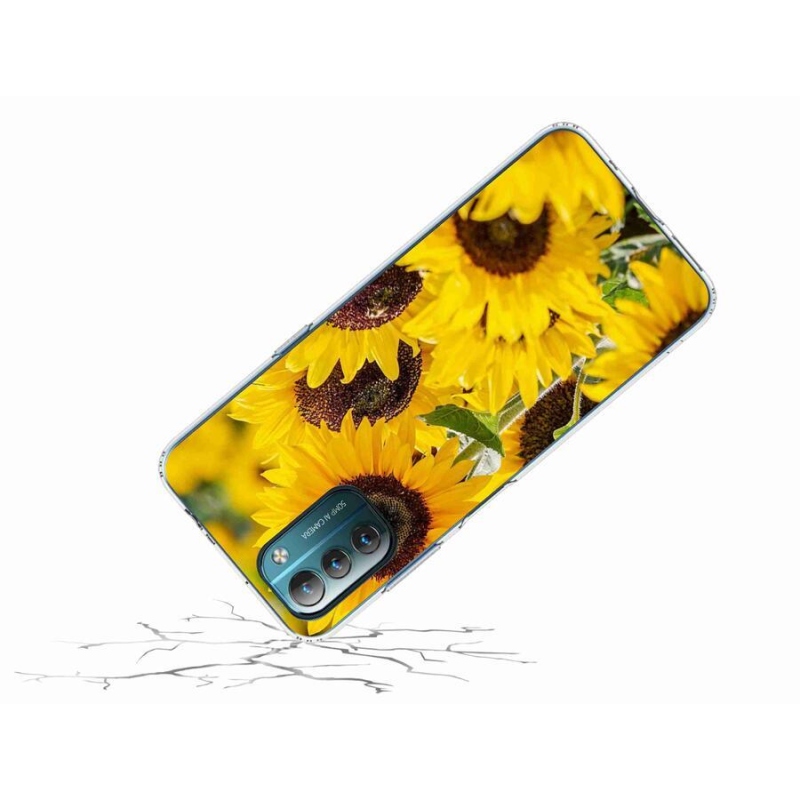 Zselés borítás mmCase a Nokia G11/G21 készülékhez - Napraforgó
